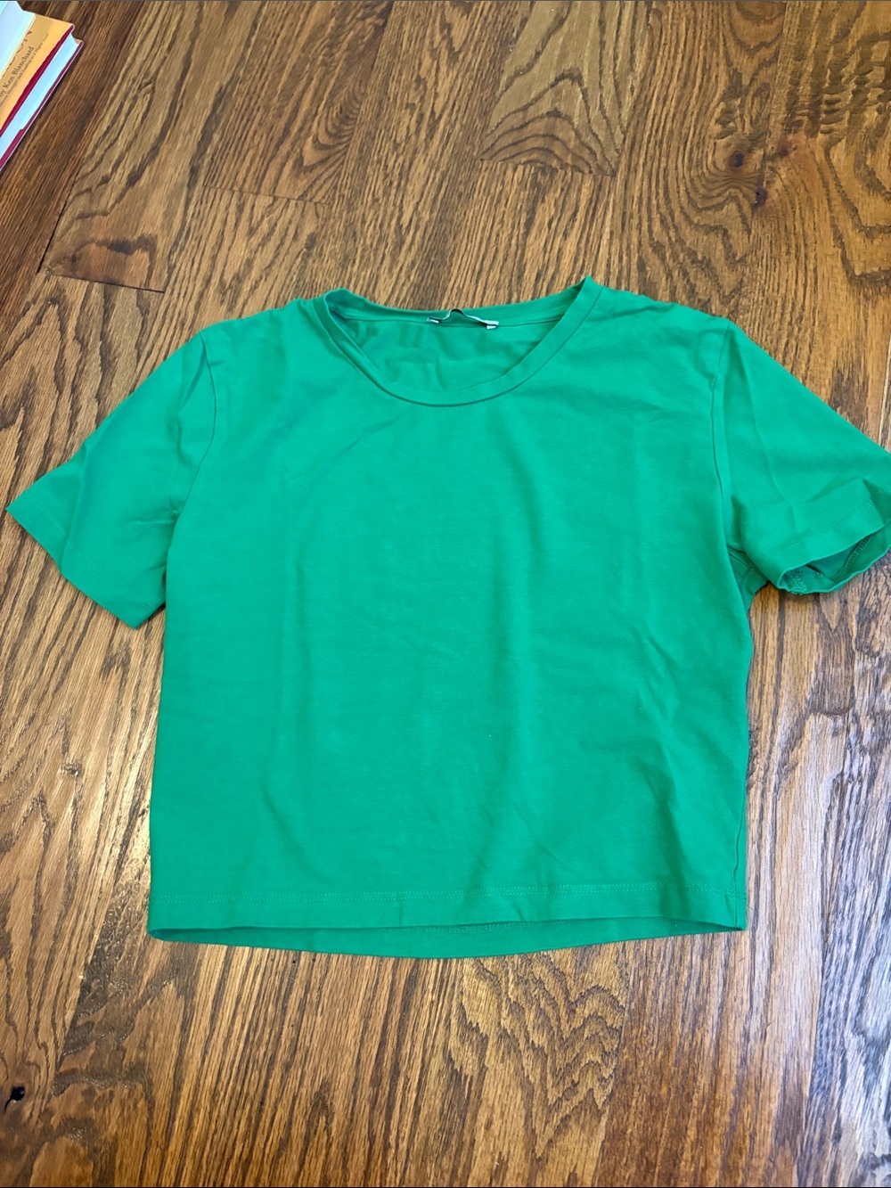 Zara Green Short Sleeve Tee